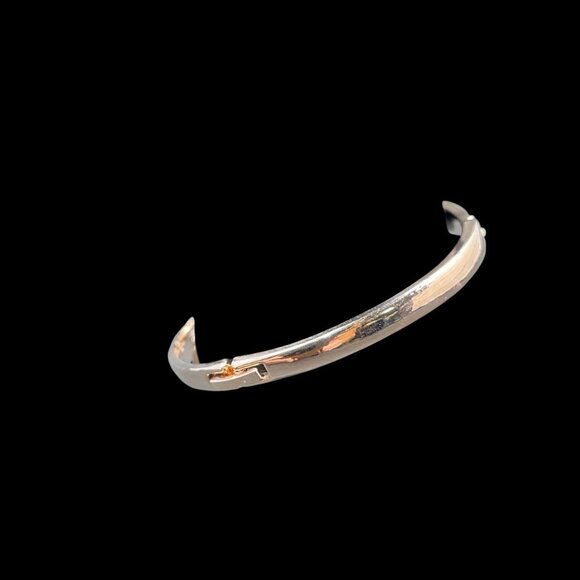 Ginger Snaps Rose Gold Crystal Bracelet Snap Jewelry Coquette Glam Statement - Picture 4 of 8